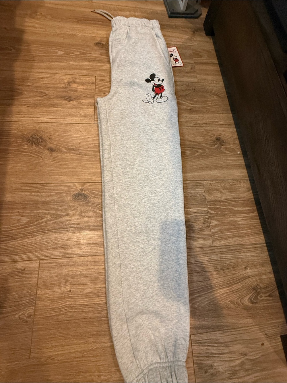 Disney Mickey Mouse Fleece Sweatpants – Light Heather Gray